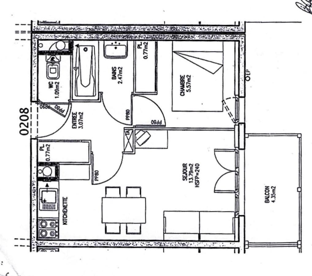 Appartement 2/4 Pers, Residence 4* Les Hauts De Valmeinier, Centre Station Ngoại thất bức ảnh